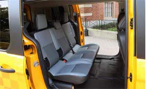 interior back seats Transit Connect